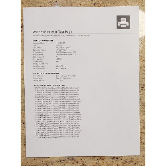 Dell 1130 Standard Laser Printer With Toner- Tested And Working - Picture 14 of 14